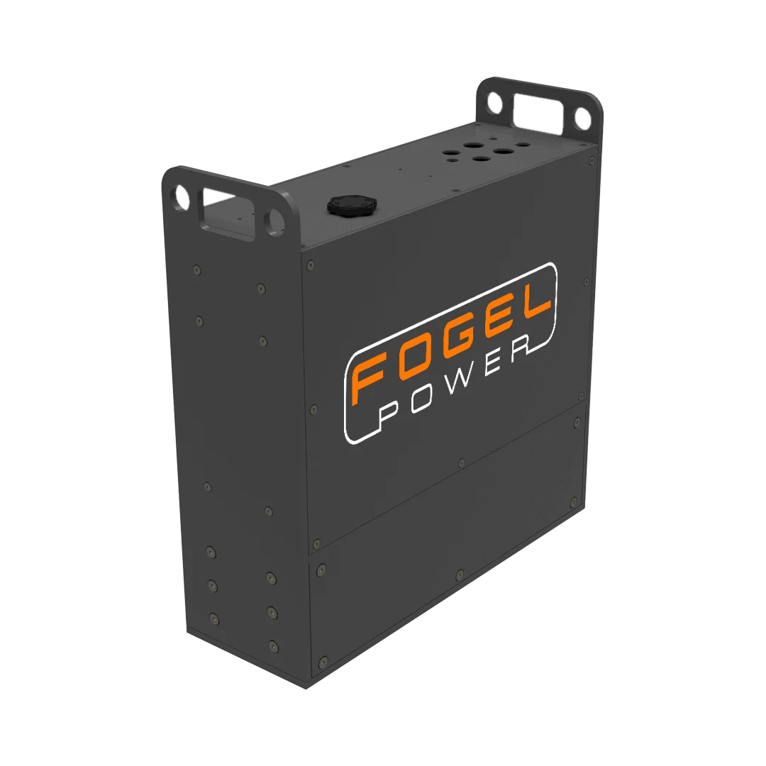 Литий-ионный тяговый аккумулятор паллетоперевозчика 25,6V 230Ah Fogel Power, 620x210x625мм